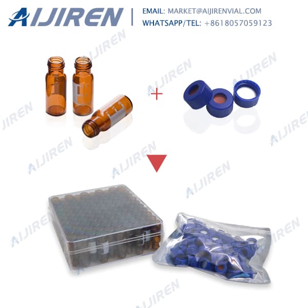 <h3>Aijiren HPLC LC 8-425 Screw Thread Vial Caps, 8 mm, PTFE </h3>
